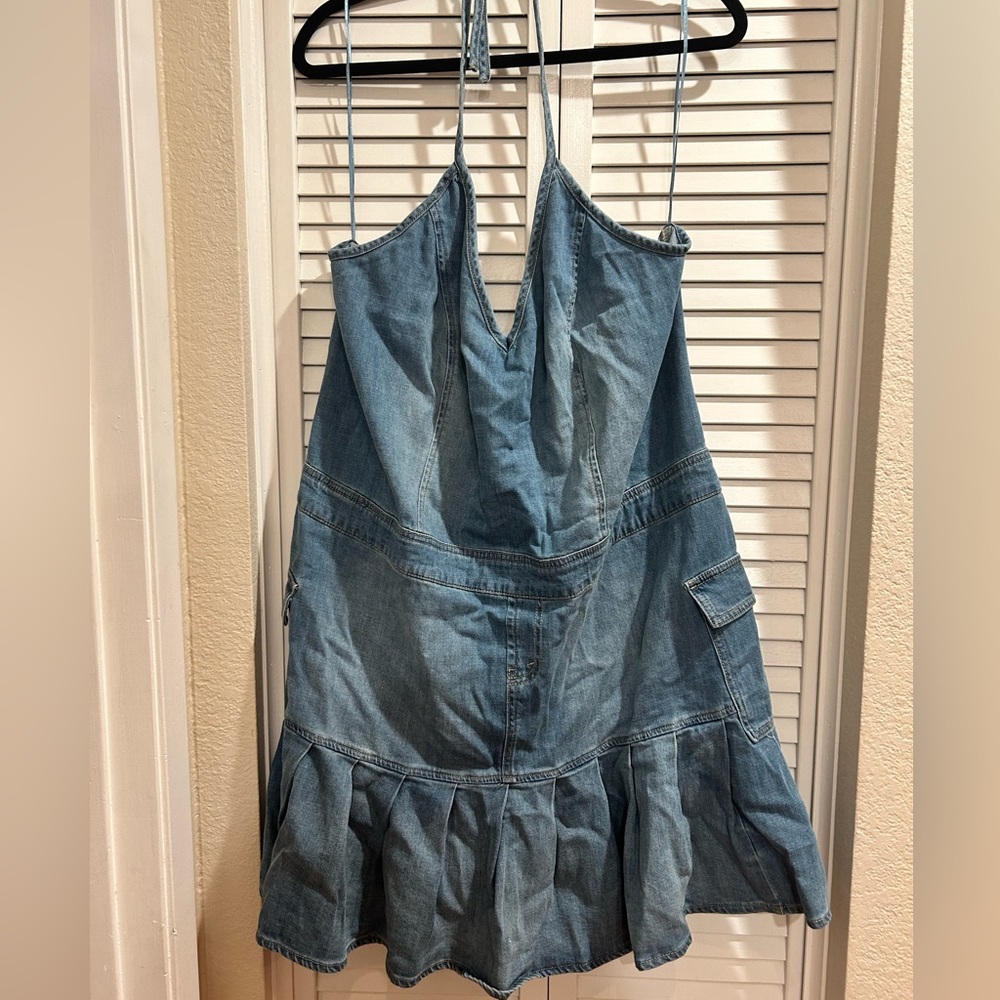 Wild fable halter denim dress